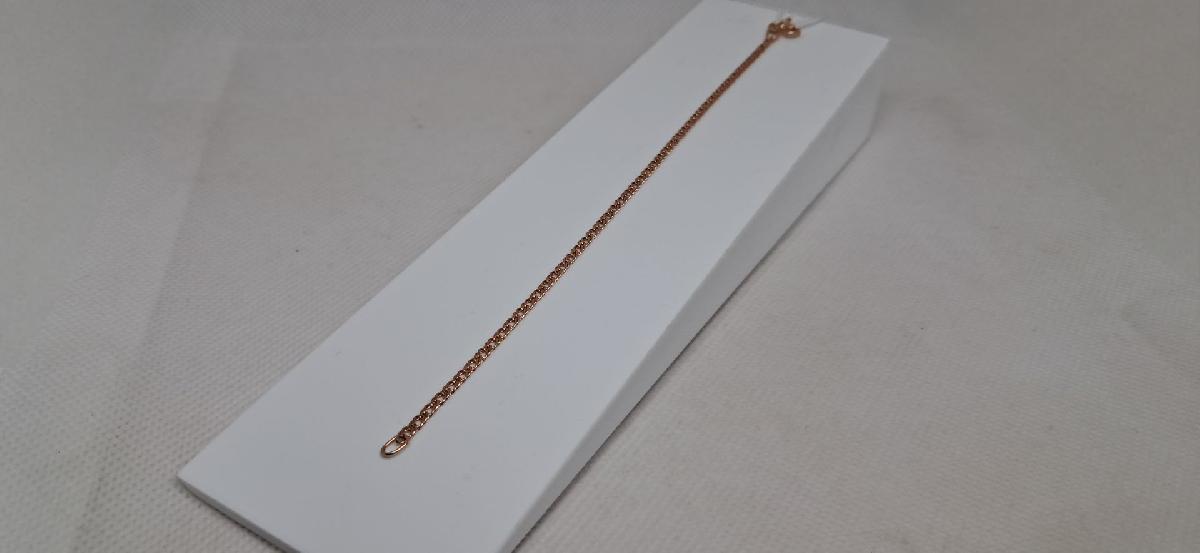 БРАСЛЕТ ПОЛНОВЕСНЫЙ Ромб двойной Au 585