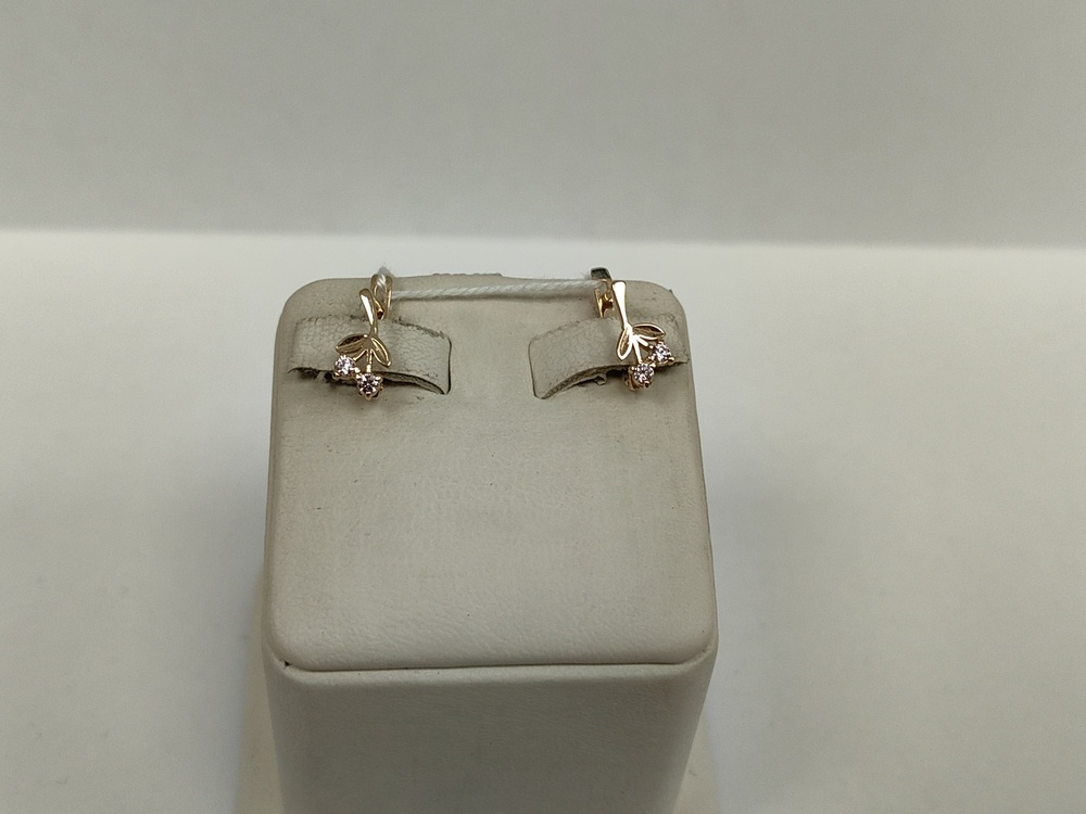 СЕРЬГИ С КАМНЯМИ (Au 585)