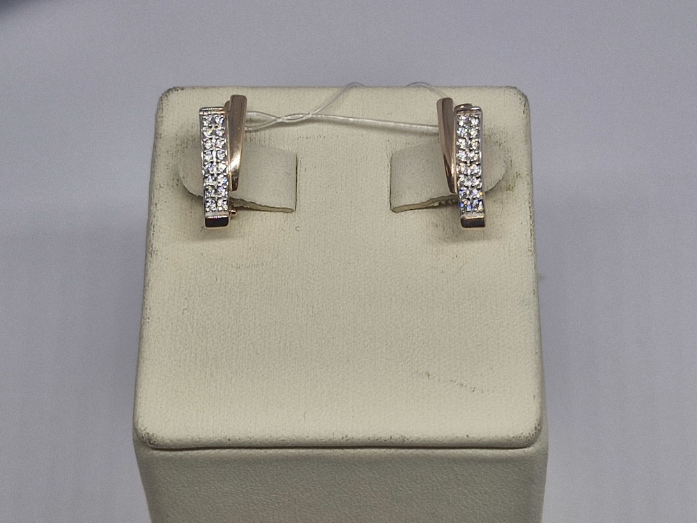 СЕРЬГИ С КАМНЯМИ (Au 585)