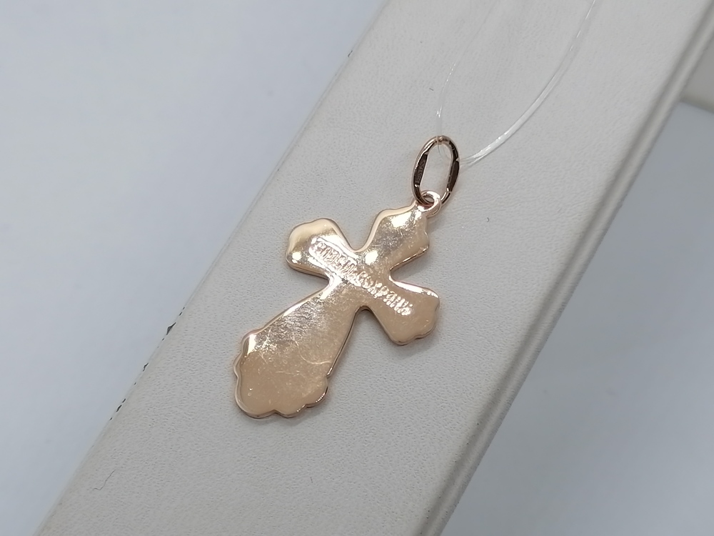 ПОДВЕСКА КРЕСТ без камня (Au 585)