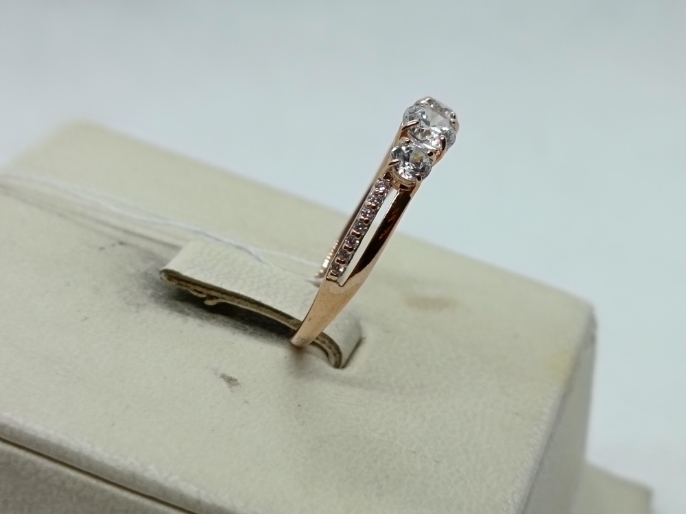 КОЛКМИ585 КОЛЬЦО С КАМНЯМИ (Au 585)
