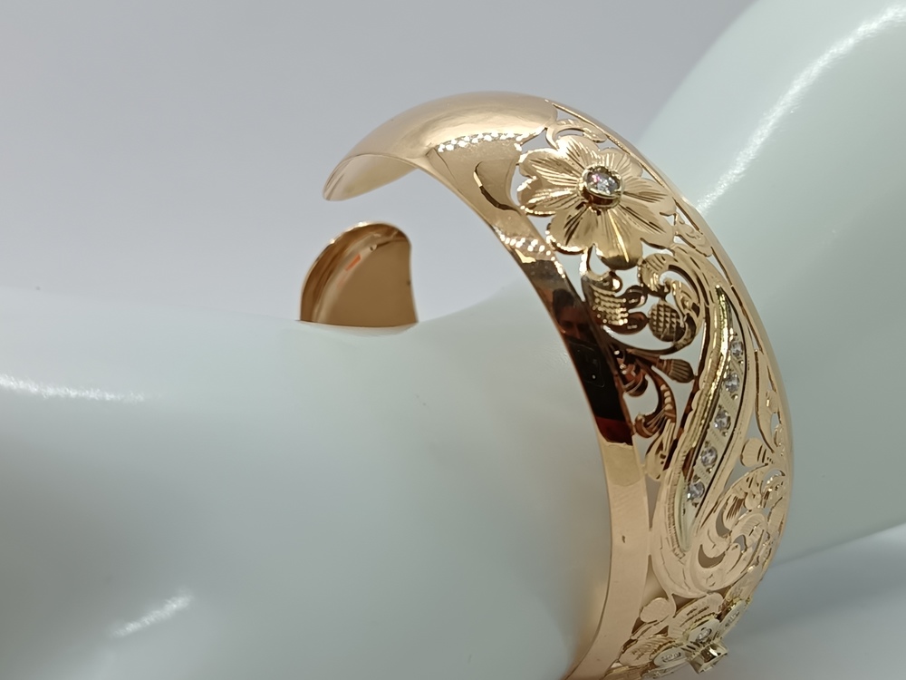 БРАСЛЕТ С КАМНЯМИ (Au 585)