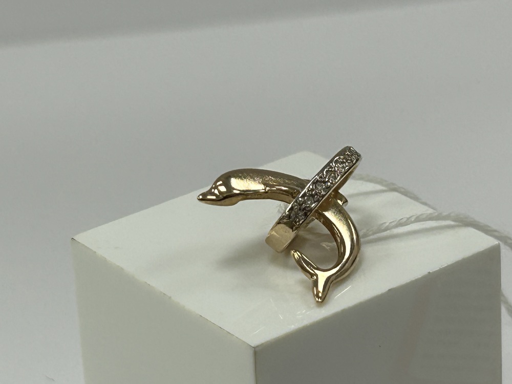 ПОДКМИ585 ПОДВЕСКА С КАМНЯМИ (Au 585)