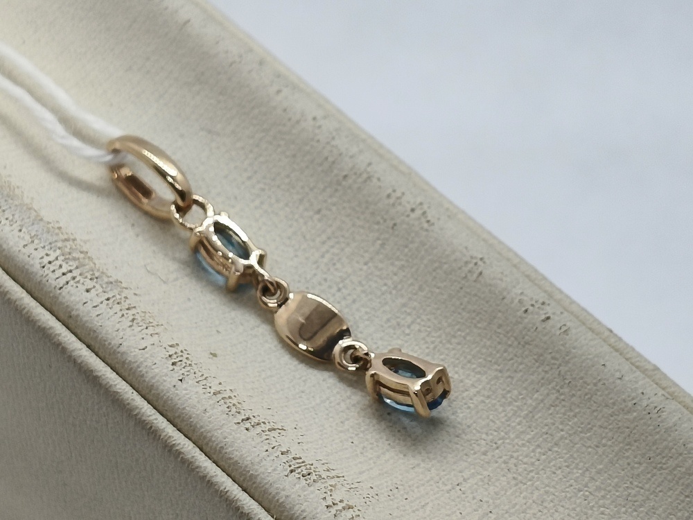 ПОДВЕСКА С КАМНЯМИ (Au 585)