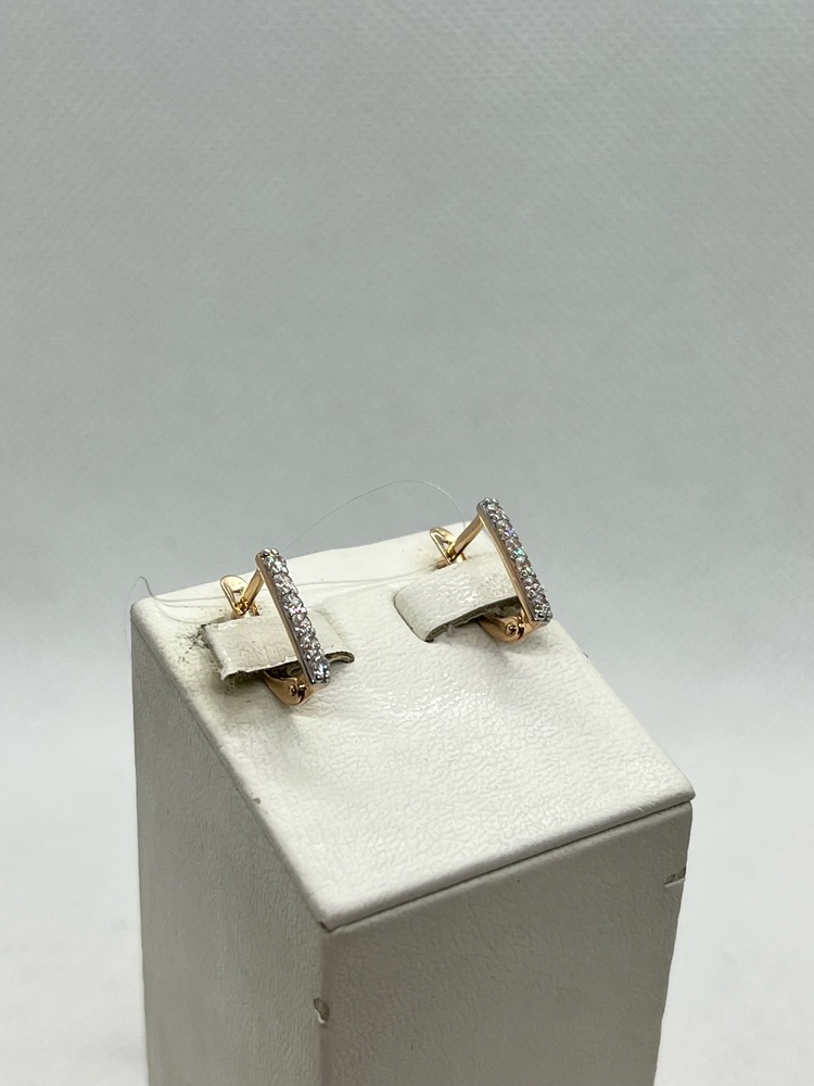 01-218688 СЕРЬГИ С КАМНЯМИ (Au 585)