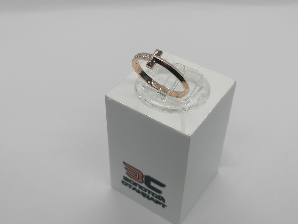 КОЛЬЦО С КАМНЯМИ (Au 585)