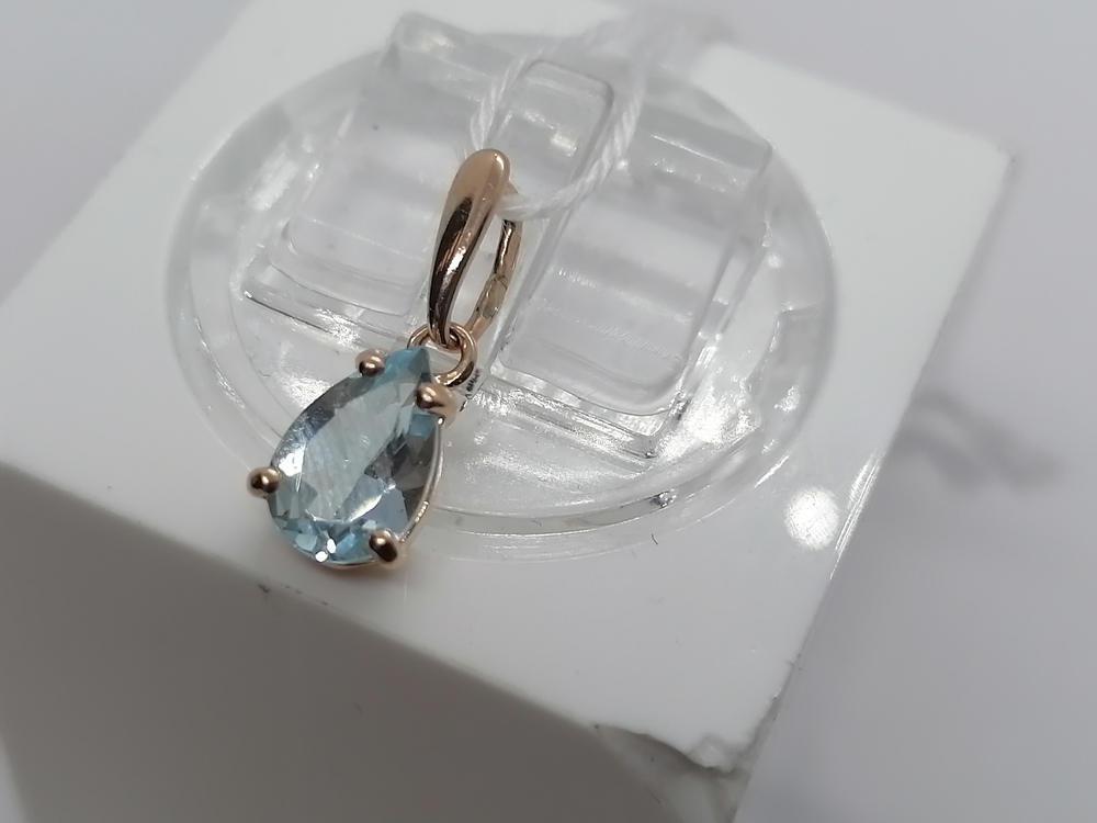 ПОДКМ585 ПОДВЕСКА С КАМНЕМ (Au 585)