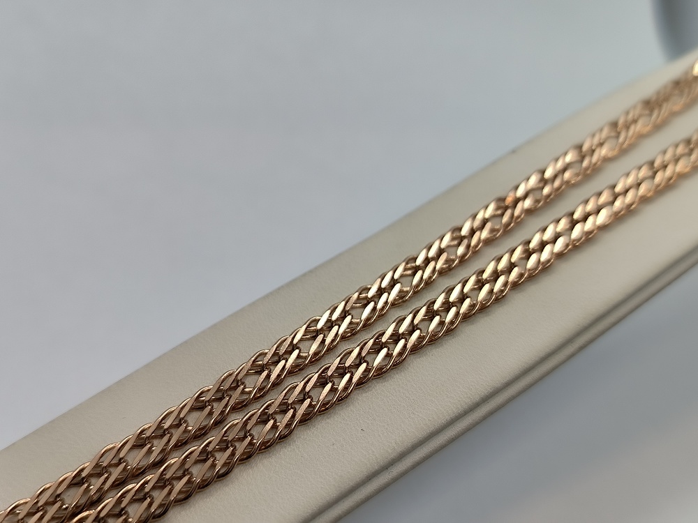 ЦЕПЬ ПОЛНОВЕСНАЯ Ромб тройной (Au 585)