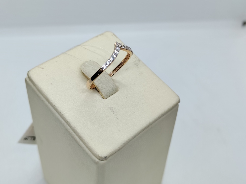 КОЛЬЦО С КАМНЯМИ (Au 585)