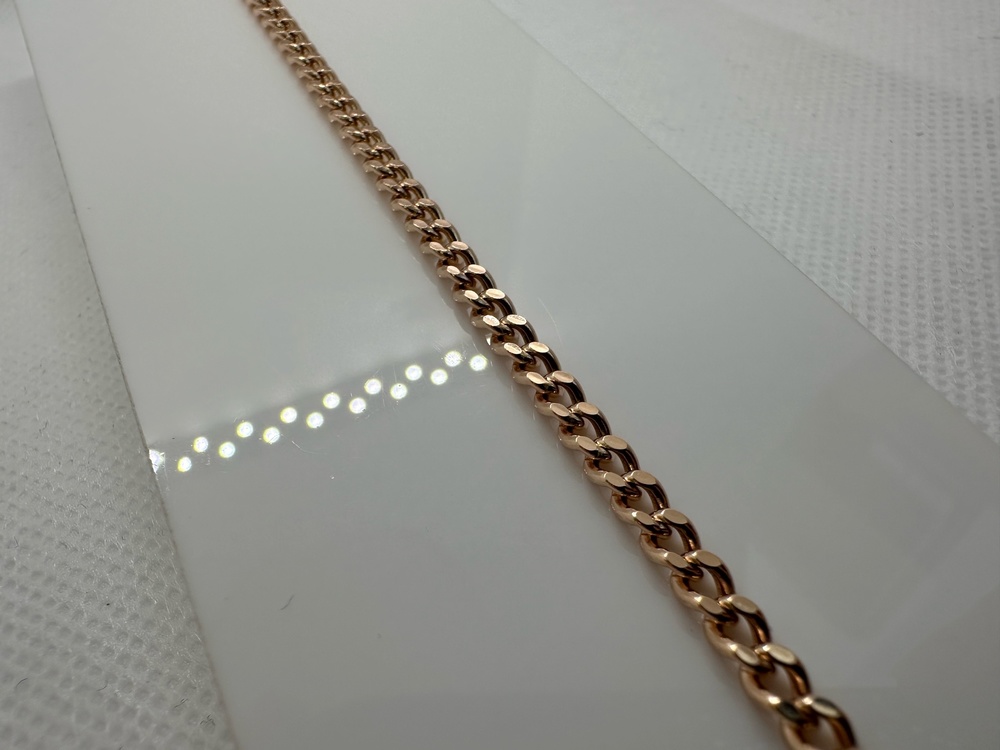 7100002П-18 БРАСЛЕТ ПУСТОТЕЛЫЙ Панцирное (Au 585)