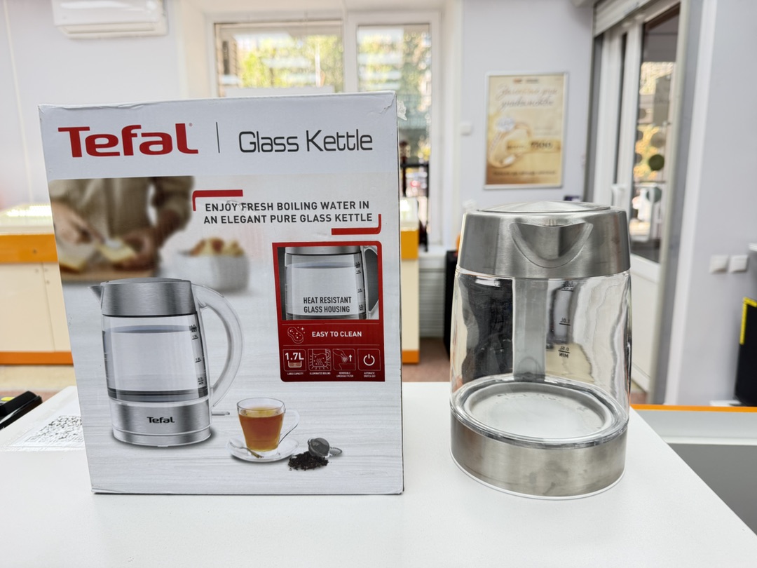 Чайник электрический Tefal Glass Kettle KI772138