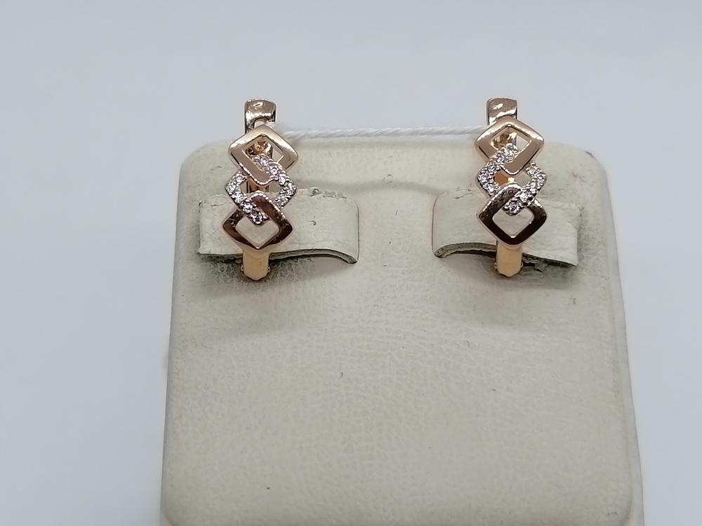 СЕРЬГИ С КАМНЯМИ (Au 585)