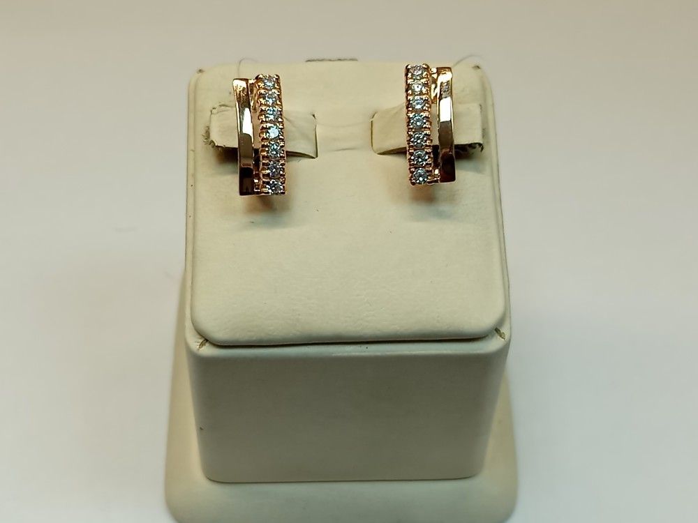 СЕРЬГИ С КАМНЯМИ (Au 585)