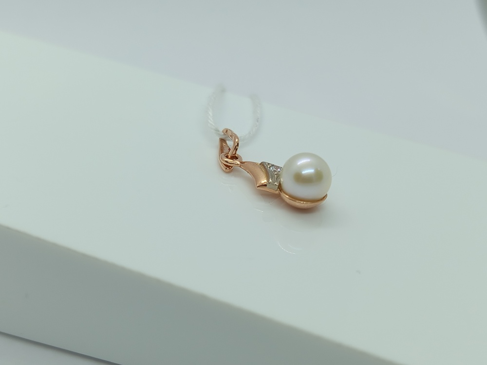 ПОДКМИ585 ПОДВЕСКА С КАМНЯМИ (Au 585)