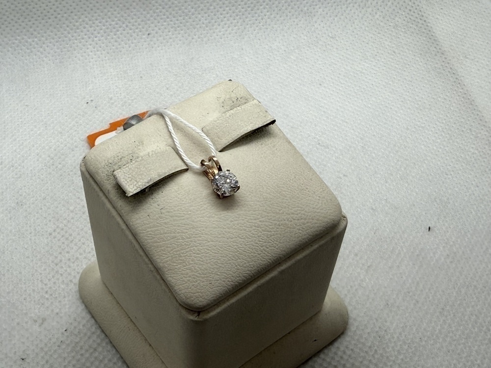 ПОДКМ585 ПОДВЕСКА С КАМНЕМ (Au 585)