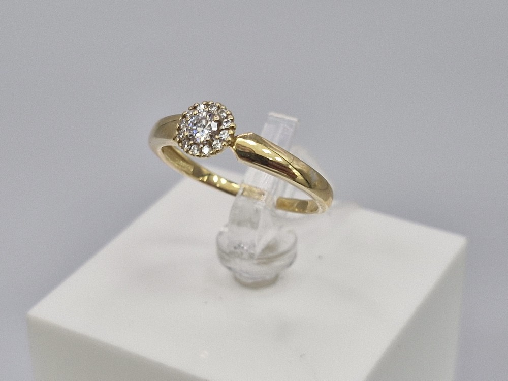 КОЛКМИ585 КОЛЬЦО С КАМНЯМИ (Au 585)