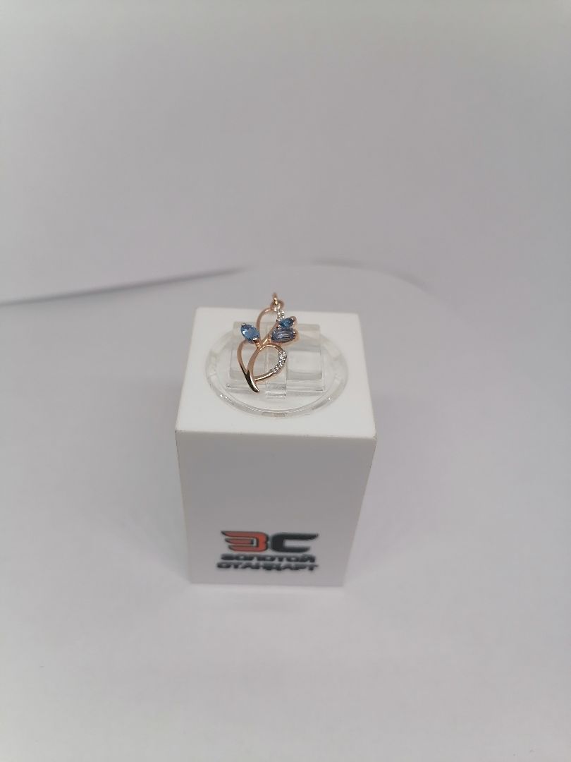 ПОДКМИ585 ПОДВЕСКА С КАМНЯМИ (Au 585)