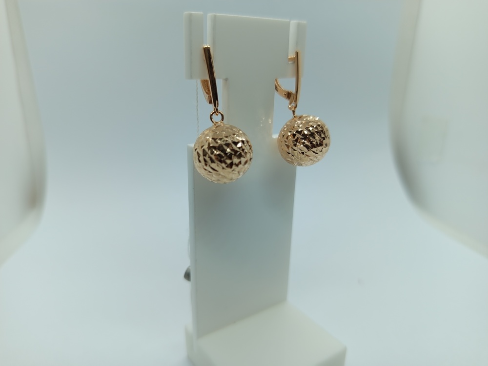 СЕРЬГИ БЕЗ КАМНЯ (Au 585)