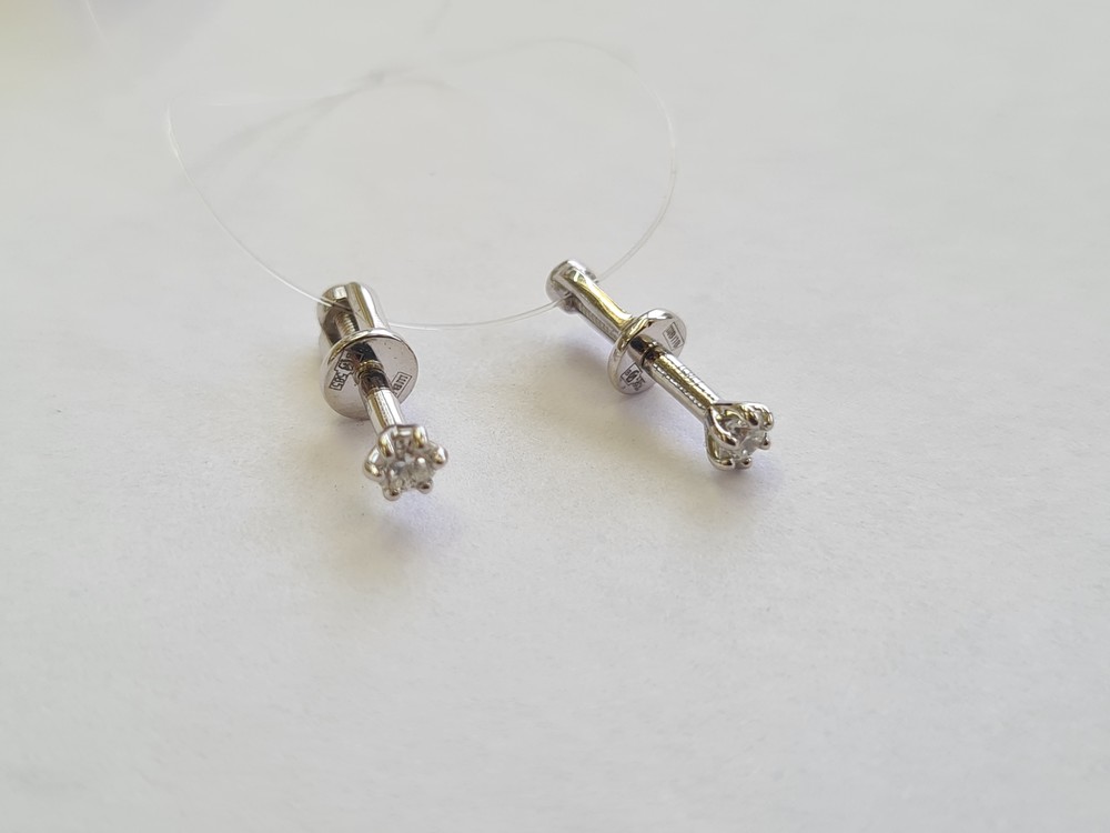 СЕРЬГИ ПУСЕТЫ Бриллиант (Au 585)