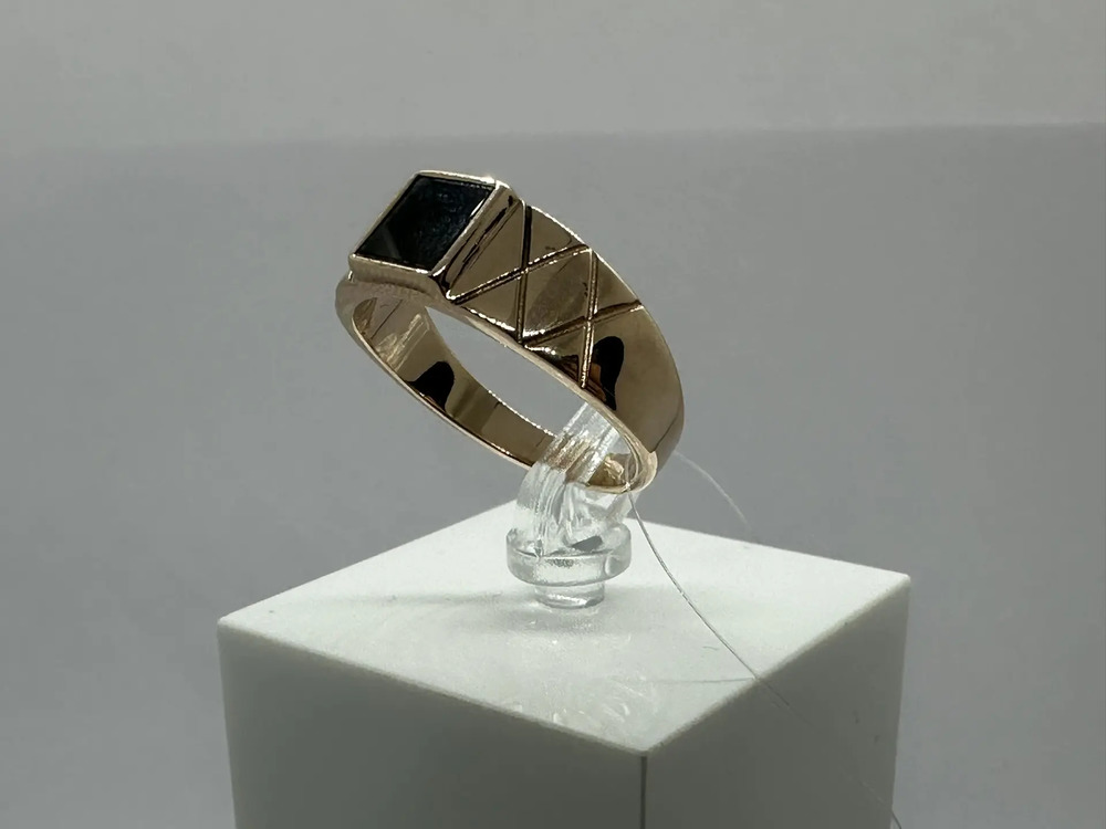 КОЛЬЦО ПЕЧАТКА с камнем (Au 585)