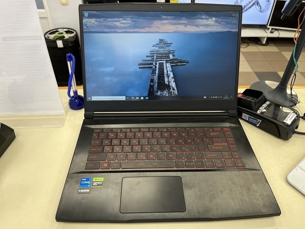 Ноутбук MSI; Core I5-12450H, GeForce RTX 2050, 16 Гб, 256 Гб, Нет