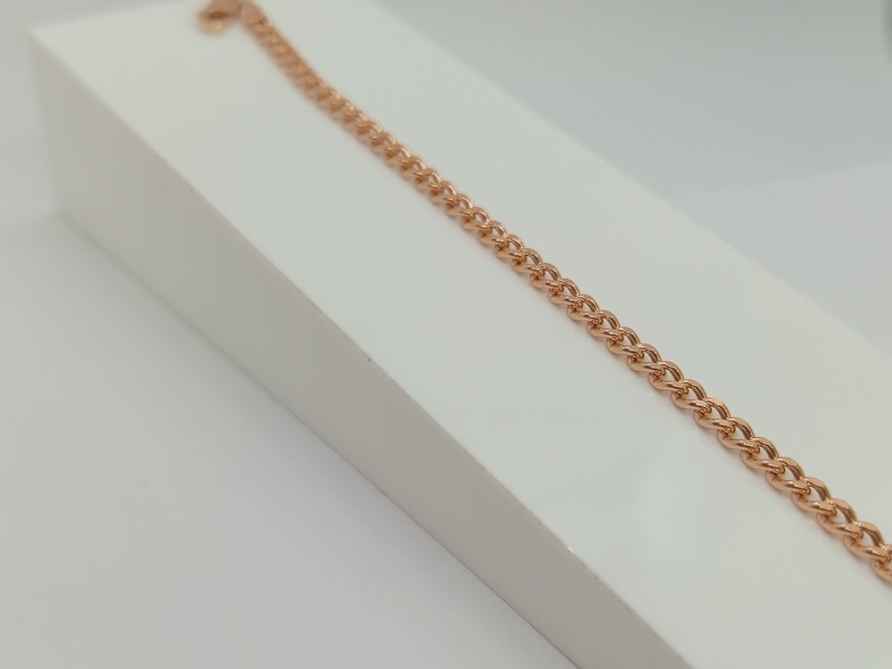 7100002П-19 БРАСЛЕТ ПУСТОТЕЛЫЙ Панцирное (Au 585)