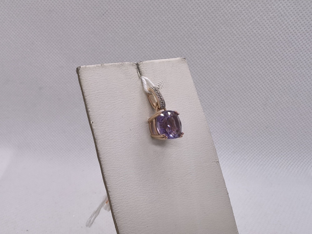 ПОДКМИ585 ПОДВЕСКА С КАМНЯМИ (Au 585)