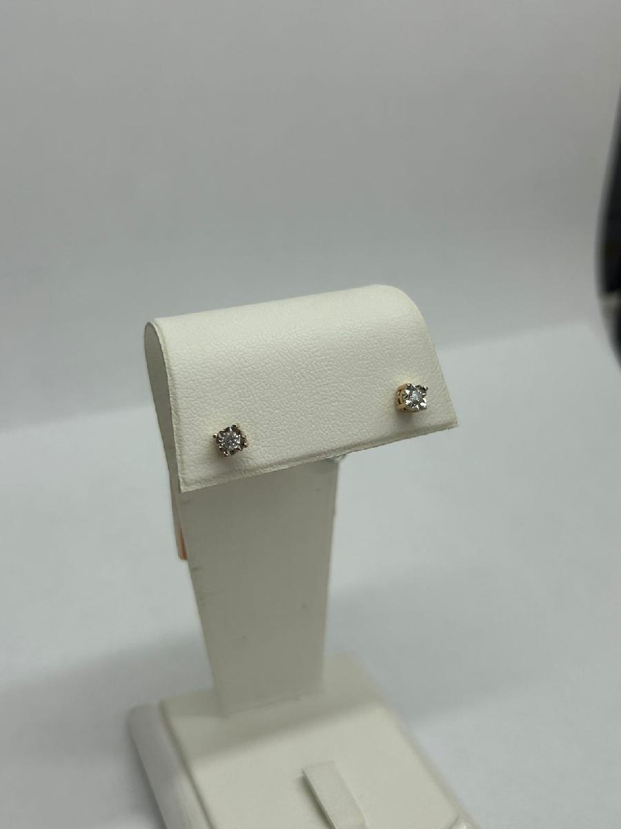 СПУС585 СЕРЬГИ ПУСЕТЫ (Au 585)