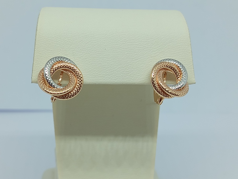 СЕРЬГИ БЕЗ КАМНЯ (Au 585)