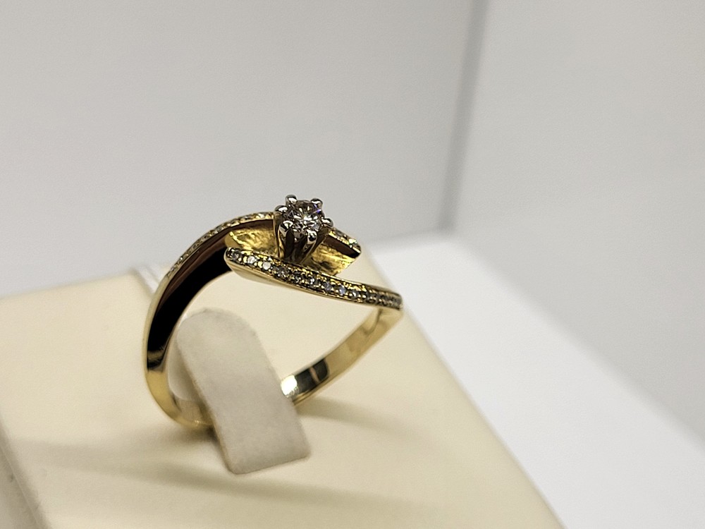 КОЛЬЦО БРИЛЛИАНТ Au 585