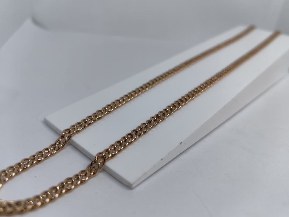 ЦПР2585 ЦЕПЬ ПУСТОТЕЛАЯ Ромб двойной (Au 585)