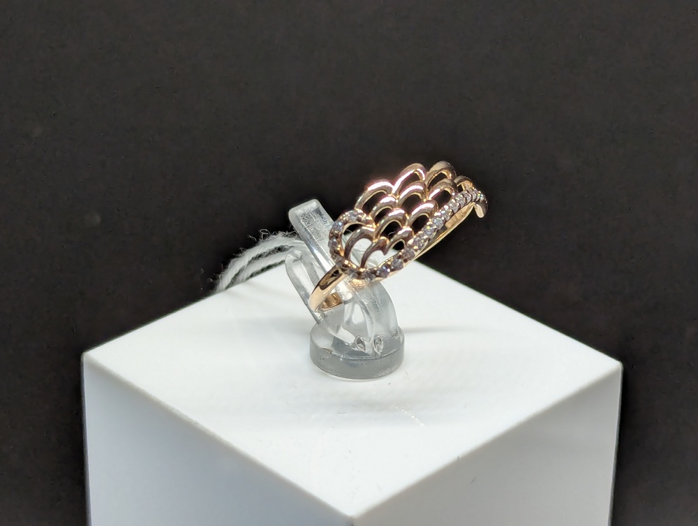 КОЛКМИ585 КОЛЬЦО С КАМНЯМИ (Au 585)