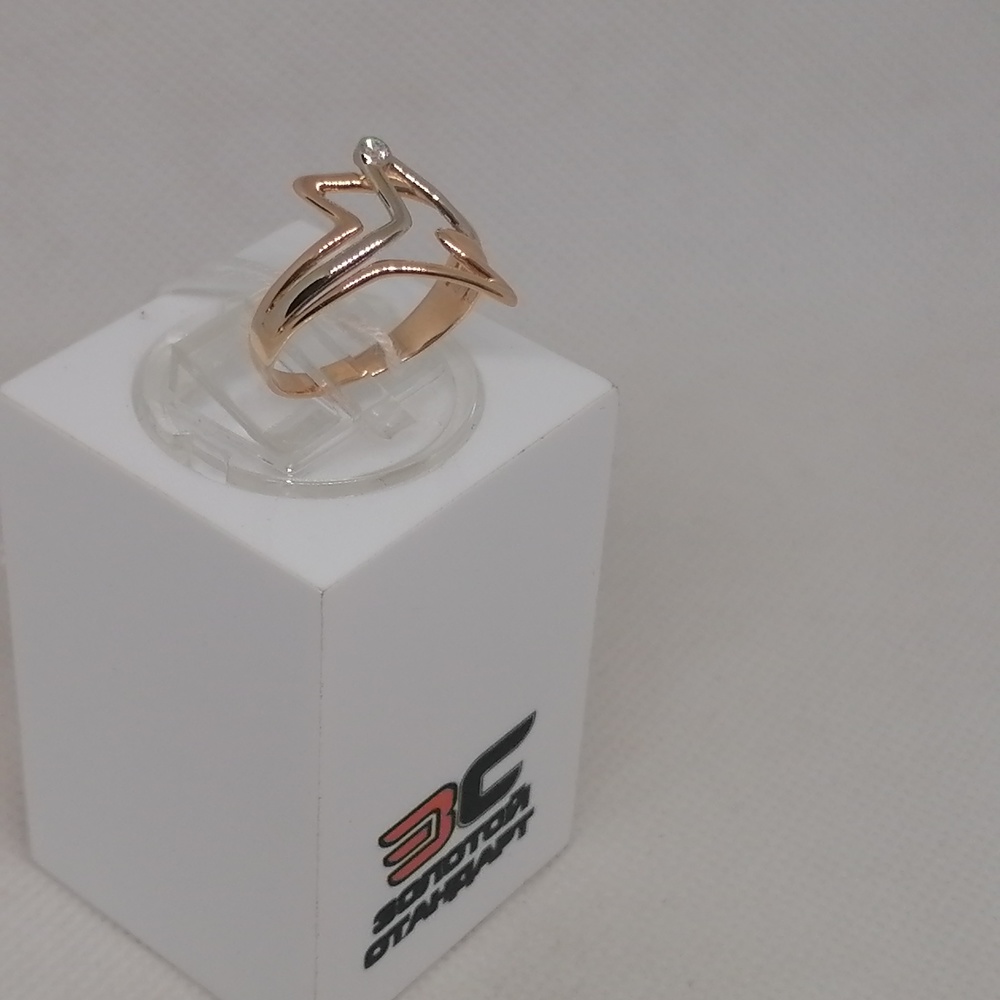 КОЛКМ585 КОЛЬЦО С КАМНЕМ (Au 585)