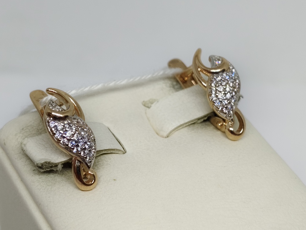 СКМИ585 СЕРЬГИ С КАМНЯМИ (Au 585) СКМИ585 СЕРЬГИ С КАМНЯМИ (Au 585)