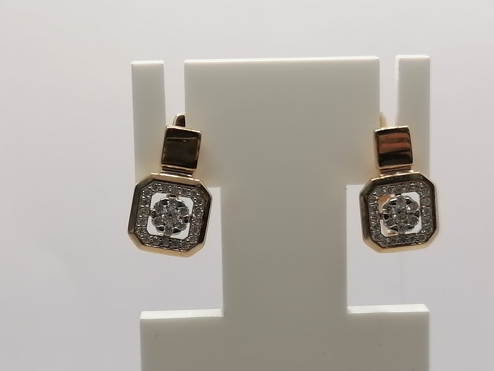 СЕРЬГИ БРИЛЛИАНТ (Au 585)