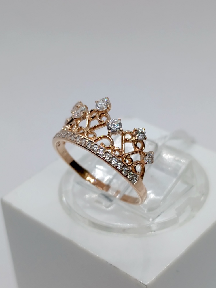 КОЛКМИ585 КОЛЬЦО С КАМНЯМИ (Au 585)