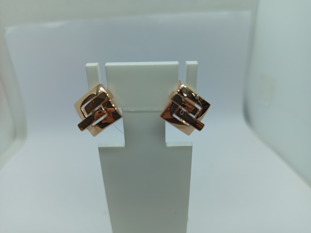 СЕРЬГИ БЕЗ КАМНЯ (Au 585)