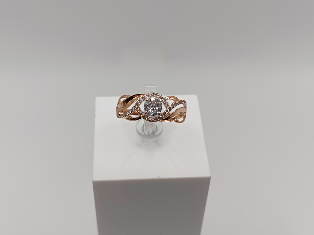 КОЛКМИ585 КОЛЬЦО С КАМНЯМИ (Au 585)