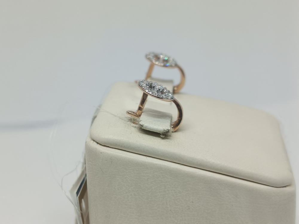 СЕРЬГИ С КАМНЯМИ (Au 585)