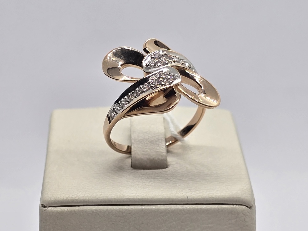 КОЛКМИ585 КОЛЬЦО С КАМНЯМИ (Au 585)