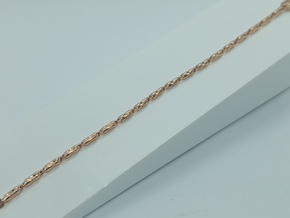 БРАСЛЕТ ПУСТОТЕЛЫЙ Фантазия (Au 585)