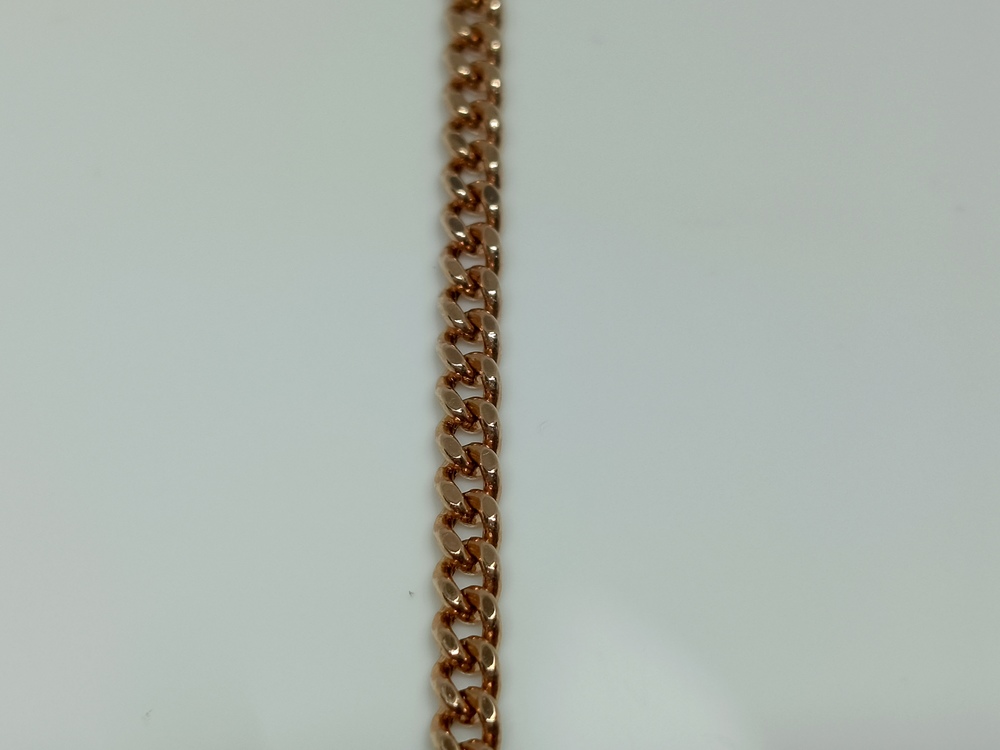 БРАСЛЕТ ПУСТОТЕЛЫЙ Панцирное Au 585