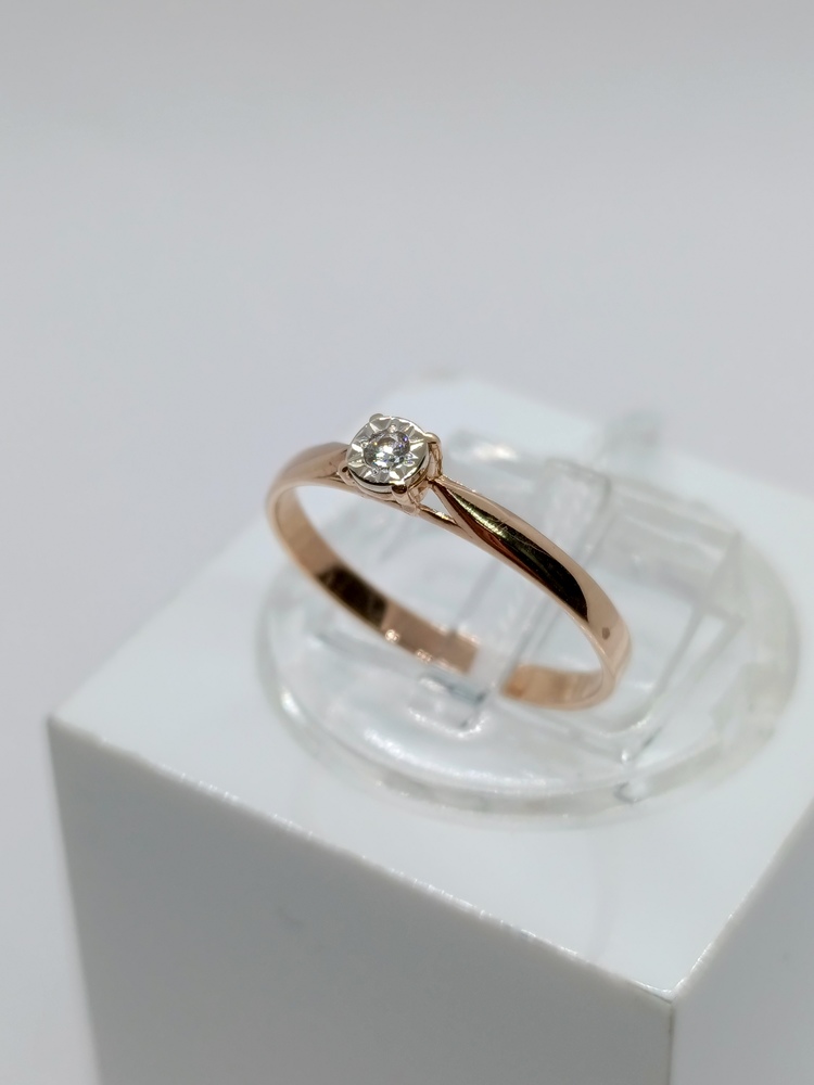 КОЛЬЦО БРИЛЛИАНТ Au 585