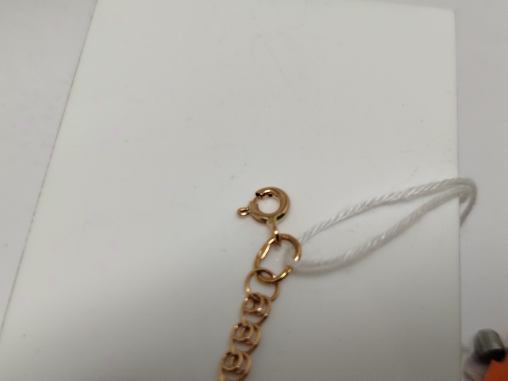 БРАСЛЕТ ПУСТОТЕЛЫЙ Лав Au 585