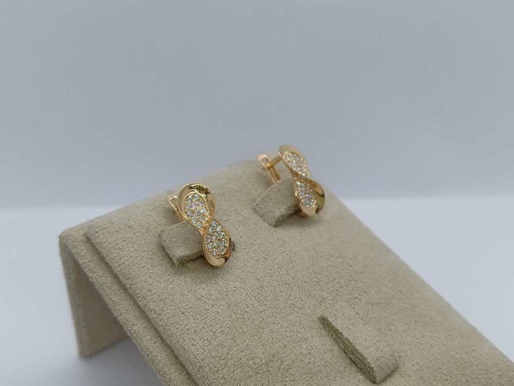 СЕРЬГИ С КАМНЯМИ (Au 585)