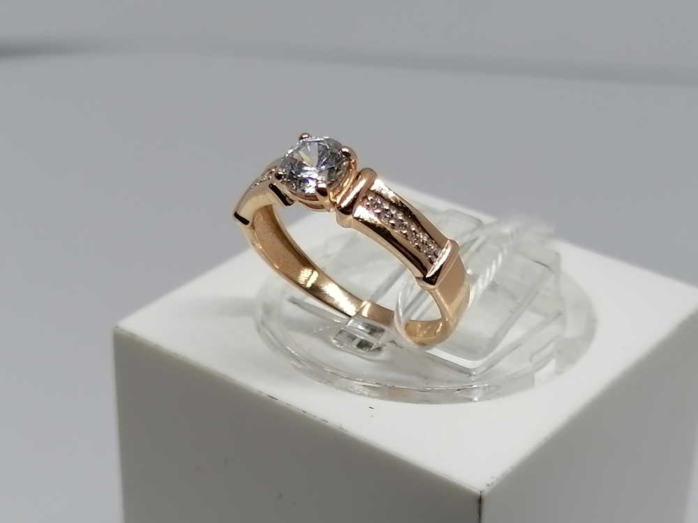 КОЛКМИ585 КОЛЬЦО С КАМНЯМИ (Au 585)