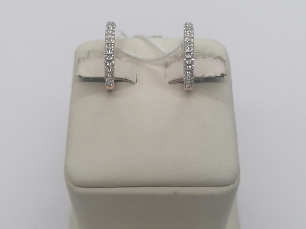СКМИ585 СЕРЬГИ С КАМНЯМИ (Au 585)