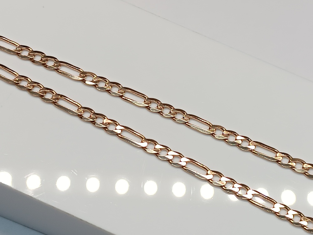 ЦЛФК585 ЦЕПЬ ПОЛНОВЕСНАЯ Фигаро(картье) (Au 585)