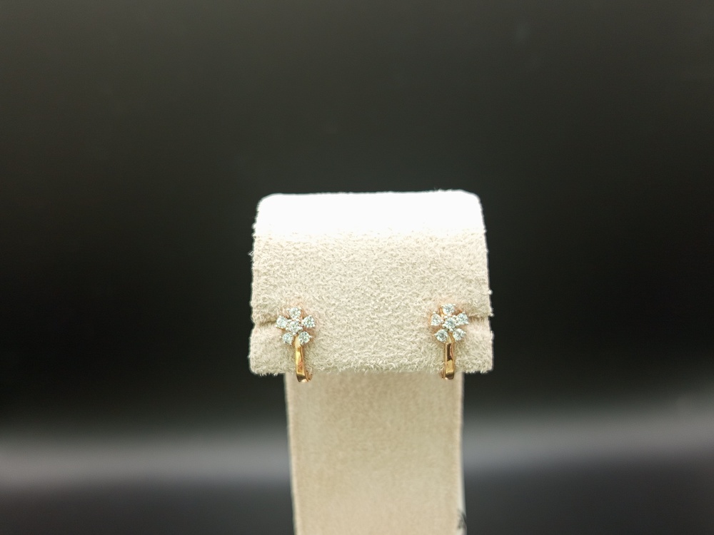 СЕРЬГИ С КАМНЯМИ (Au 585)