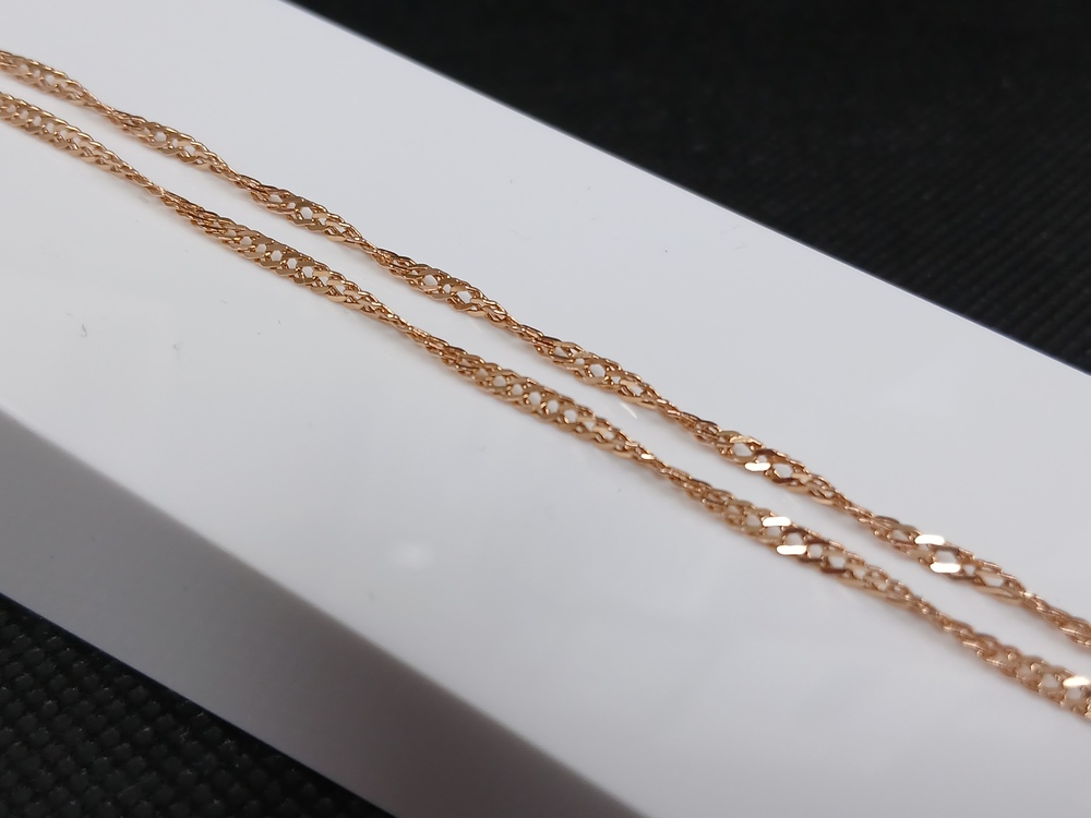 ЦЛСИ585 ЦЕПЬ ПОЛНОВЕСНАЯ Сингапур (Au 585)